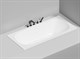 SALINI Ornella Встраиваемая ванна с прямоугольной чашей, регулируемые ножки, донный клапан "Up&Down" белый, сифон, интегрированный слив-перелив размер 190х80 см, белый матовый - фото 202625