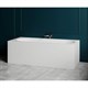 SALINI Fabia Ванна пристенная размер 170х75 см, белый матовый - фото 202806