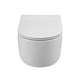 BELBAGNO Soft Чаша унитаза подвесного безободкового, смыв TORNADO, цвет белый - фото 204062