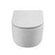 BELBAGNO Soft Чаша унитаза подвесного безободкового, смыв TORNADO, цвет белый - фото 204074