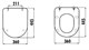 CREAVIT Крышка берри матовый дюропласт с микролифтом (съемная) - фото 204121