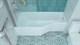 1MARKA Convey Ванна асимметричная пристенная размер 150х75 см, цвет белый - фото 204603