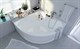 1MARKA Ibiza Ванна угловая пристенная размер 150х150 см, цвет белый - фото 204657