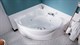 1MARKA Luxe Ванна угловая пристенная размер 155х155 см, цвет белый - фото 204683