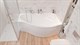 1MARKA Gracia Ванна асимметричная пристенная размер 160х95 см, цвет белый - фото 205051
