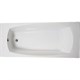 1MARKA Pragmatika Ванна прямоугольная пристенная размер 173-155х75 см, цвет белый - фото 205187
