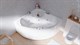 1MARKA Trapani Ванна угловая пристенная размер 140х140 см, цвет белый - фото 205216