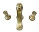 Bronze de Luxe Royal Смеситель для раковины на 3 отверстия, бронза Bronze de Luxe 21383