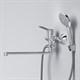 AM.PM X-Joy Смеситель для ванны и душа с длинным изливом и душевым набором, хром - фото 208036