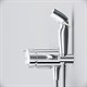 AM.PM X-Joy Смеситель TouchReel, монтируемый в стену с гигиеническим душем и полкой, хром - фото 208061