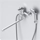 AM.PM X-Joy S Смеситель для ванны и душа с длинным изливом и душевым набором, хром - фото 208120