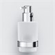 AM.PM X-Joy Стеклянный диспенсер для жидкого мыла с настенным держателем, хром - фото 209438