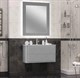 OPADIRIS Луиджи Зеркало с подсветкой 90 см, цвет серый матовый - фото 209922