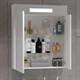 OPADIRIS Фреш Зеркальный шкафчик с подсветкой 70 см, белый - фото 209946