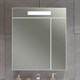 OPADIRIS Фреш Зеркальный шкафчик с подсветкой 70 см, белый - фото 209947