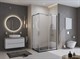 BELBAGNO Uno Поддон прямоугольный 120х90 из искусственного мрамора в комплекте с сифоном с декоративной накладкой (хром), черный матовый TRAY-MR-UNO-AH-120/90-35-NERO-CR - фото 211597