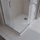 BELBAGNO Uno Поддон прямоугольный 140х90 из искусственного мрамора в комплекте с сифоном с декоративной накладкой (хром), белый TRAY-MR-UNO-AH-140/90-35-W-CR - фото 211633