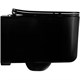 AQUATEK Мия Унитаз компакт подвесной безободковый с сиденьем Soft Close, цвет черный матовый - фото 211980