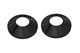 AQUATEK Комплект фитингов для нижнего подключения водяных полотенцесушителей типа лесенка ( вентиль квадрат г/ш 3/4х1/2 - 2 шт + эксцентрик 3/4х1/2 - 2 шт + отражатель 3/4 - 2 шт), цвет черный муар - фото 213201