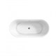 BELBAGNO Ванна акриловая овальная отдельностоящая размер 170x80 см, цвет белый - фото 213539