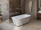 BELBAGNO Due Ванна акриловая прямоугольная отдельностоящая размер 170x80 см, цвет белый - фото 213586
