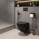 LEMARK Peneda+Bit+ Glazer Black Комплект 3в1: Инсталляция Lemark PENEDA для унитазов с кнопкой смыва BIT чёрный матовый + унитаз подвесной безободковый  GLAZER Торнадо чёрный матовый 100802235