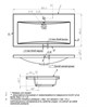 ANDREA Andrea Раковина встраиваемая ширина 90 см, цвет белый - фото 215516