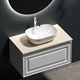 SANCOS Столешница для ванной комнаты с отверстием под смеситель 800х460 - фото 216931