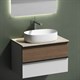 SANCOS Столешница для ванной комнаты с отверстием под смеситель 800х460 - фото 216932
