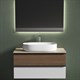 SANCOS Столешница для ванной комнаты с отверстием под смеситель 1000х460 - фото 216948