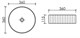 CERAMICA NOVA Element Умывальник чаша накладная круглая (цвет Капучино Матовый) 360*360*115мм - фото 217046