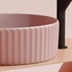 CERAMICA NOVA Element Умывальник чаша накладная круглая (цвет Розовый Матовый) 360*360*115мм - фото 217089