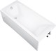 AQUANET Bright Ванна акриловая прямоугольная встраиваемая / пристенная размер 155x70 см с каркасом, белый - фото 218636