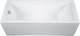 AQUANET Bright Ванна акриловая прямоугольная встраиваемая / пристенная размер 165x70 см с каркасом, белый - фото 218653
