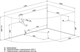 AQUANET Capri Ванна акриловая асимметричная встраиваемая / пристенная размер 170x110 см с каркасом R, белый - фото 218768