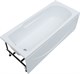 AQUANET Extra Ванна акриловая прямоугольная встраиваемая / пристенная размер 160x70 см с каркасом, белый - фото 218819