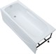 AQUANET Extra Ванна акриловая прямоугольная встраиваемая / пристенная размер 160x70 см с каркасом, белый - фото 218821