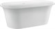AQUANET Family Ванна акриловая овальная отдельностоящая / пристенная размер 170x80 см, белый - фото 218912