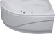 AQUANET Graciosa Ванна акриловая асимметричная встраиваемая / пристенная размер 150x90 см с каркасом R, белый - фото 218973