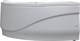 AQUANET Graciosa Ванна акриловая асимметричная встраиваемая / пристенная размер 150x90 см с каркасом R, белый - фото 218974