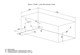 AQUANET Lotos Ванна акриловая прямоугольная встраиваемая / пристенная размер 175x80 см с каркасом, белый - фото 219089