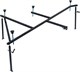 AQUANET Mayorca Ванна акриловая асимметричная встраиваемая / пристенная размер 150x100 см с каркасом R, белый - фото 219168