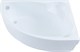 AQUANET Mayorca Ванна акриловая асимметричная встраиваемая / пристенная размер 150x100 см с каркасом R, белый - фото 219177