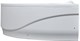 AQUANET Mayorca Ванна акриловая асимметричная встраиваемая / пристенная размер 150x100 см с каркасом R, белый - фото 219197