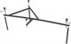 AQUANET Mia Ванна акриловая асимметричная встраиваемая / пристенная размер 140x80 см с каркасом R, белый - фото 219259