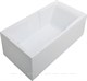 AQUANET Vega Ванна акриловая прямоугольная встраиваемая / пристенная размер 190x100 см с каркасом, белый - фото 219686