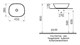 VITRA Plural Раковина-чаша низкая, квадратная 45 cм, цвет матовый черный 7810B483-0016 - фото 220118