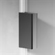 AM.PM X-Joy Душевая перегородка 80x195 см, профиль - черный / стекло - прозрачное, 6 мм - фото 221073