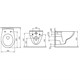 DAMIXA Elder Подвесной унитаз безободковый с сиденьем микролифт, белый - фото 221438
