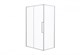 ESBANO Surf Душевое ограждение прямоугольная 100x80 см двери раздвижные, профиль - хром / стекло - прозрачное - фото 221999